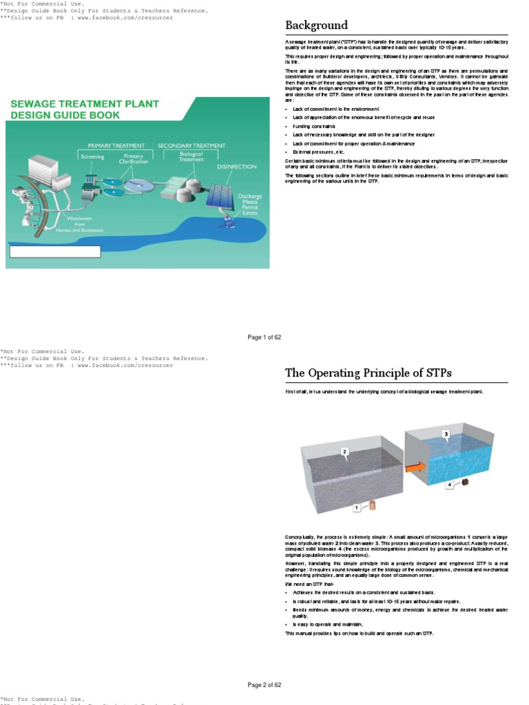 Sewage Treatment Plant | PDF | Sewage Treatment | Pump