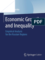 Kufenko - Economic Growth and Inequality; Empirical Analysis for the Russian Regions (2015)