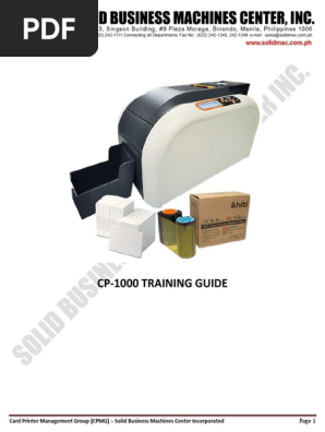 Hiti CP-1000 Adminiral ID Card Printer Training