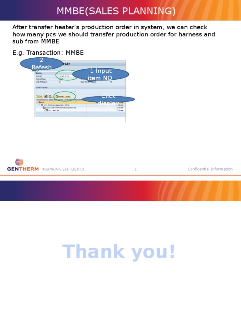 MMBE Sales Planning Process Guide | PDF