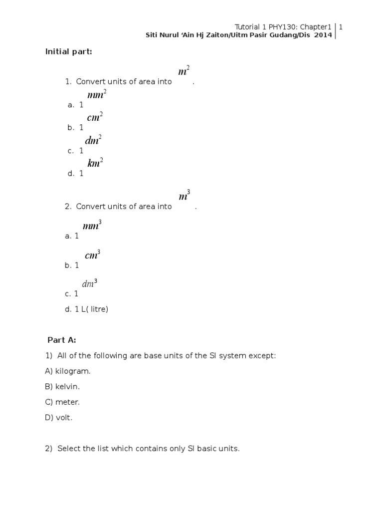 SI Unit Conversion and Basics Guide | PDF