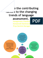 Examine The Contributing Factors To The Changing Trends of Language Assessment