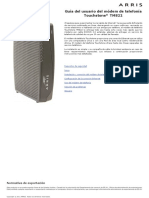 Arris Modem PTV Procono Modelo-TM822 User Guide Std1-2 ES