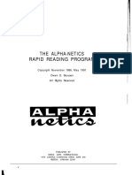Alpha-netics Speed Reading Course