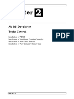 Install AD DS & Additional DC