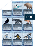 Frostgrave Bestiary Cards Page 1