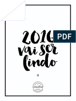 Calendário 2016 - Metas e Planos