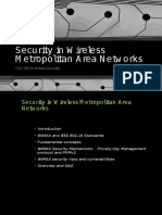 Security in Wireless Metropolitan Area Networks