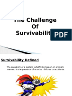 -The Challenge of Survivability