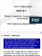 Questões Práticas - Tributário - Aula 01 Tributo, Espécies