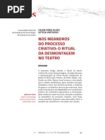o Ritual Da Desmontagem No Teatro