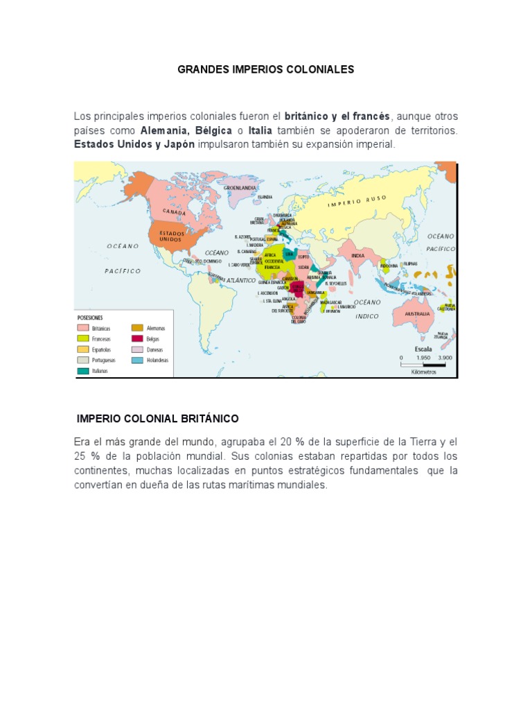 Grandes Imperios Coloniales | PDF