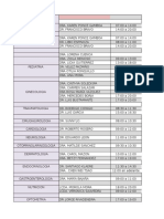 Calendario de Medicos