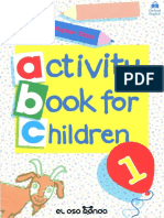 Activiti Book for Children - No.1
