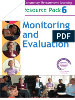 Monitoriong and Evaluation