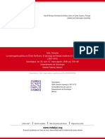 La Interrogante Política en Émile Durkheim. El Abordaje Del Estado Moderno en La Última Fase de Su Producción (1897-1915)