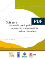 Guia Para La Formulacion Participativa de Proyectos