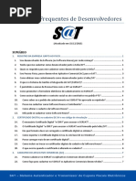 Perguntas Frequentes de Desenvolvedores Do SAT v10