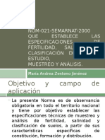 1. Norma Oficial Mexicana NOM-021-SEMARNAT-2000