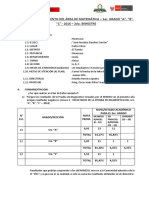 Plan de Reforzamiento Del Área de Matemática 1er. Grado A, B, C