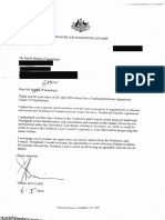 Letter From Nigel Scullion, Minister For Indigenous Affairs, To Gayili Marika Yunupingu Regarding Housing For Galupa Residents.