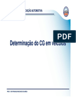 Determinação do CG em veículos