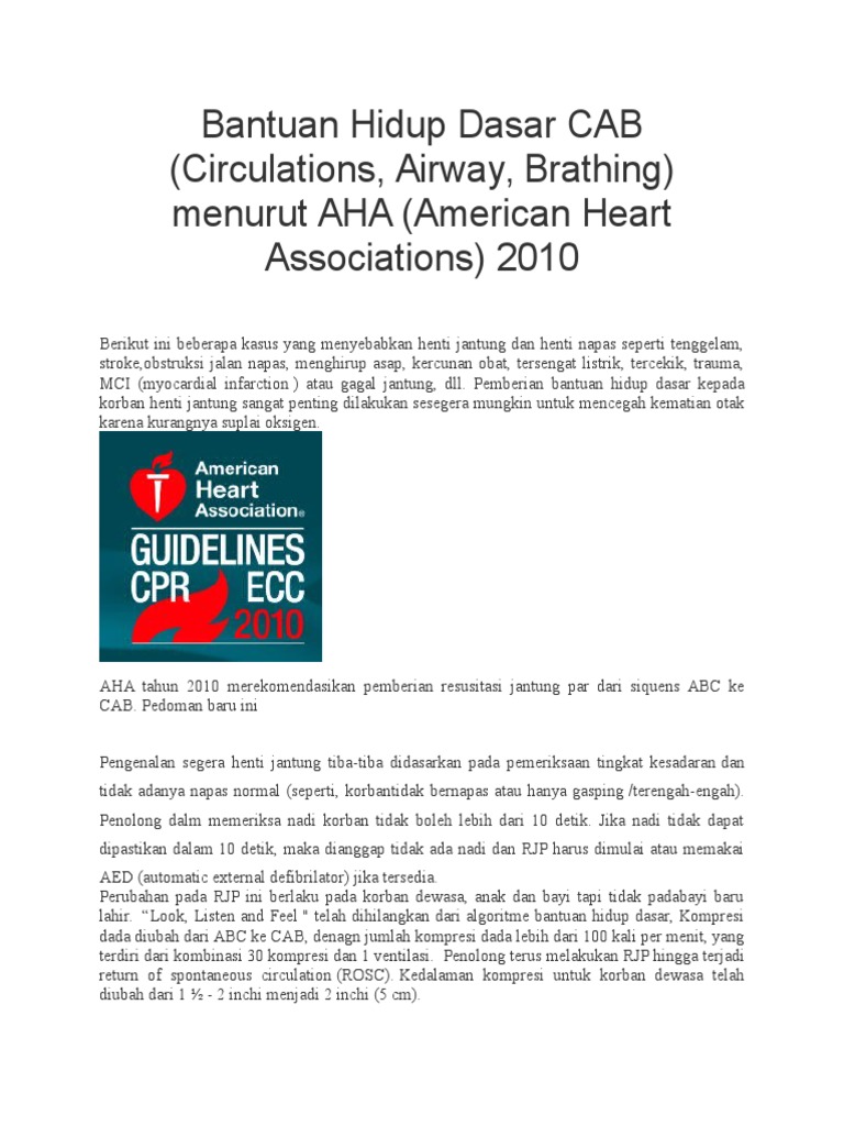 Bantuan Hidup Dasar Cab Pdf