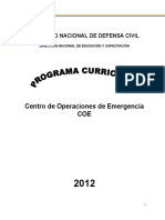 Programa Curricular COE