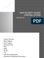 Rfid Security Access Control System: Submitted by