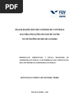 Fragilidades Controle OS Tapioca 2016