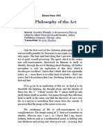 Moses Hess 1843 the Philosophy of the Act - Copia