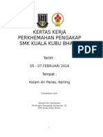 KERTAS KERJA PERKHEMAHAN