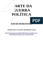 David Horowitz - A Arte Da Guerra Politica