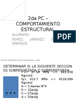 2da PC - Comportamiento Estructural