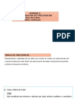 Semana 2 Tabla de Frecuencias