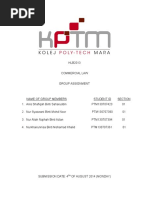 Assignment - Commercial Law