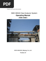1. 7132249A.01 Analyzer System Manual V1.0 (Kiln Inlet)
