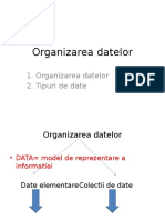 Organizarea Datelor