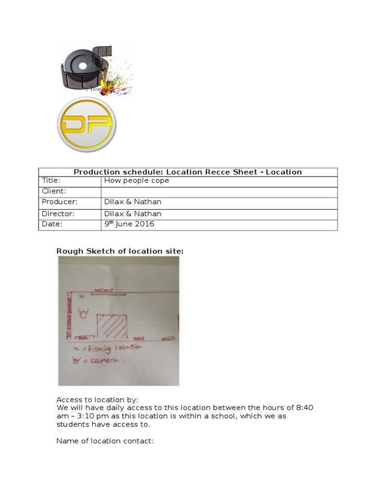 Location Recce Filming Location | PDF