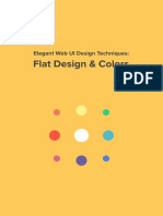 Uxpin Flat Design and Colors