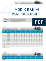 Hyundai Periyodik Bakim Tablosu