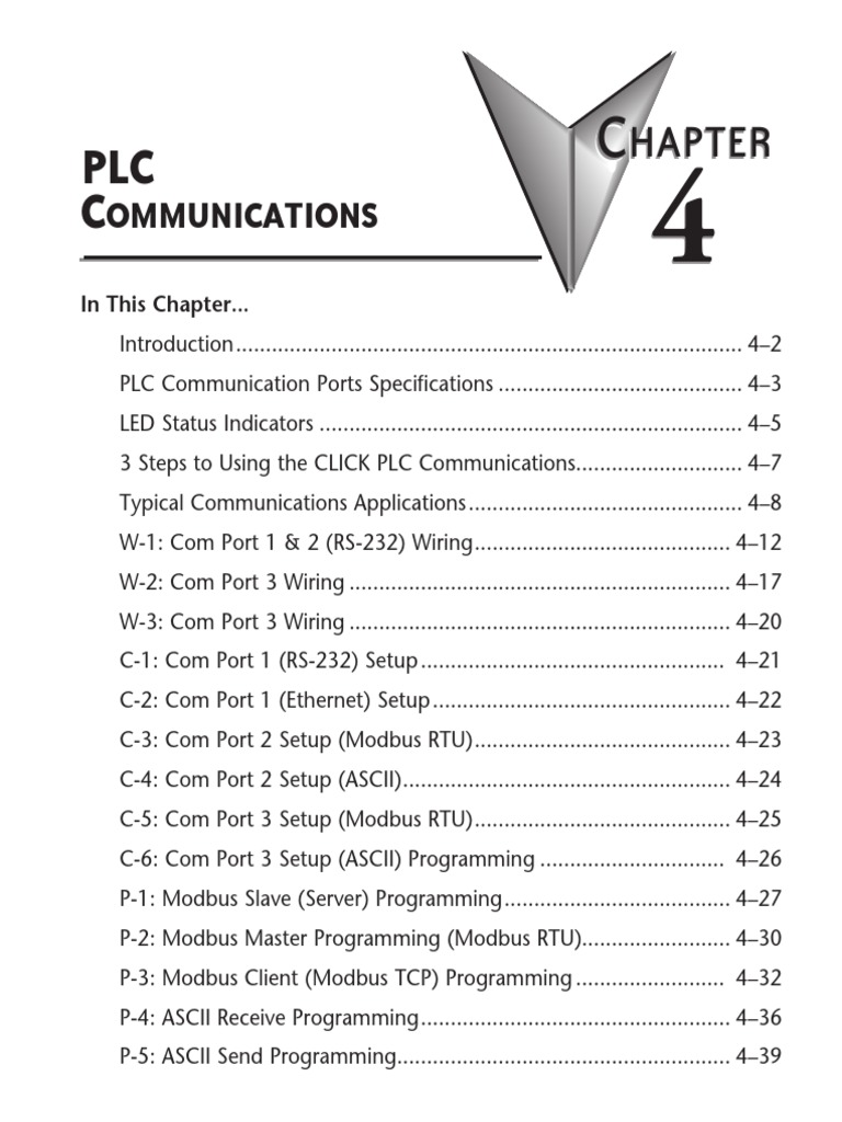 ch4 PDF | PDF | Programmable Logic Controller | Port (Computer Networking)