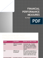 Financial Performance Measures