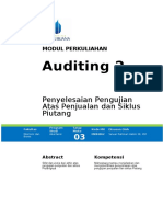 Modul Auditing II (TM3)
