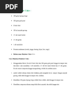 Download resep kue rainbow cake by Made Niama Dwi Susila SN317126989 doc pdf