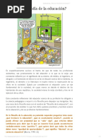 Filosofía de la educación