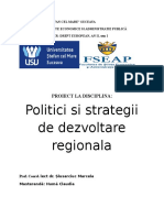 Proiect Politici de Dezvoltare Regionala