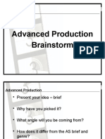 Media Studies - Advanced Production - Brainstorm