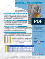 Checkrate Gs Series Calibration Gauges: Unmatched Accuracy Minimum Chemical Waste