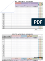 Control de Asistencia Secundaria